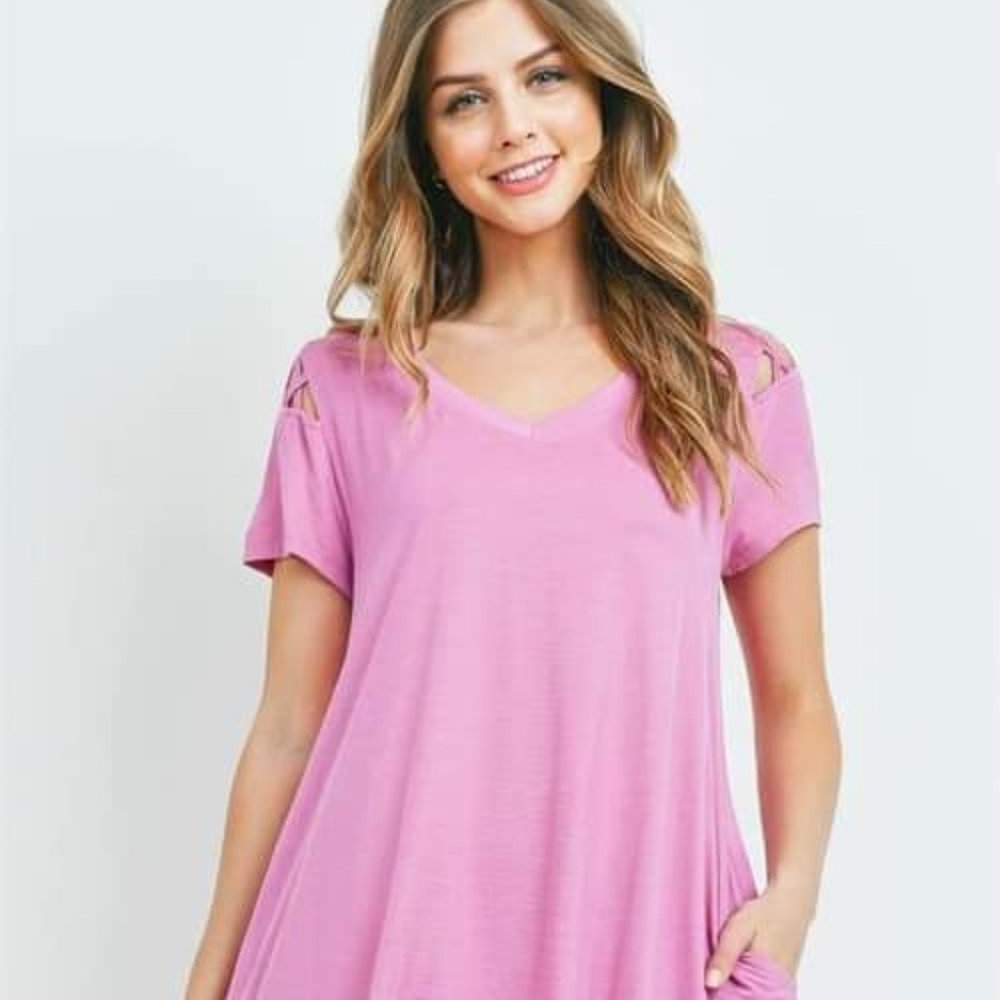 New Junior's cute Boutique Pink bubblegum dress